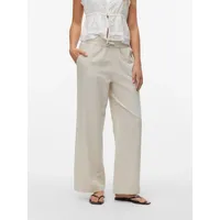 Vero Moda VMCAIA MW Wide Pant Schlupfhose Beige XL