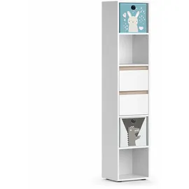 Vicco Kinderregal Robert 36,2 x 171 cm Kiefer weiß