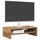 vidaXL Monitorständer Artisan-Eiche 42x24x13 cm