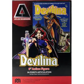 Mego Atlas Comics Actionfigur Devilina 20 cm