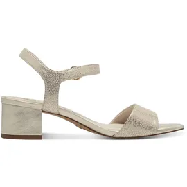 TAMARIS Sandalette Damen Blockabsatz metallic,EU 38