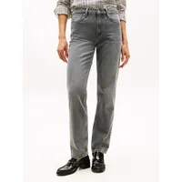 Tommy Hilfiger Straight Fit Jeans aus reiner Baumwolle, Hellgrau, 31/32