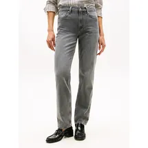 Tommy Hilfiger Straight Fit Jeans aus reiner Baumwolle, Hellgrau, 31/32
