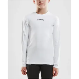 Craft Pro Control Compression Long Sleeve JR white (900000) 146/152