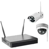 Indexa WLAN-NVR mit WR100B +1x WR100D 3MP-Kameras 4TB Festplatte WR100 WR100 SET BD 4TB WR100SETBD4TB
