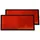 HP Autozubehör HP-Autozubehör 10214 Reflektor Orange eckig Set 2 Stück