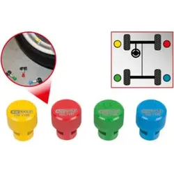 KS Tools RDKS / TPMS Reifenentlüfter-Satz, 4-teilig