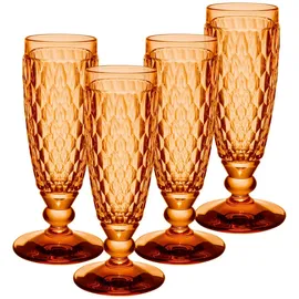 Villeroy & Boch Boston Coloured Sektgläser 4er Set Apricot