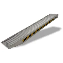 Baumarktplus TRUTZHOLM 1x Profi Schwerlastrampe 255 cm 1650 kg Alu 30,5 cm Breite Auffahrrampe Verladerampe
