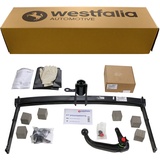 Westfalia Anhängerkupplung für Audi A6 Avant/Limousine (BJ 09/2011-10/2014), Audi A7 (BJ 10/10-10/2014) - im Set mit 13-pol. fzg.-spez. Westfalia Elektrosatz