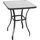 Okwish Gartentisch 68,5 x 68,5 x 84 cm Schwarz