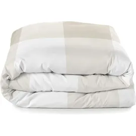 happy friday s.l. Gingham Bettbezug Beige 240 x 220 cm