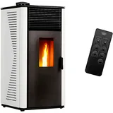 SANNOVER Pelletofen Anita weiß 12 kW