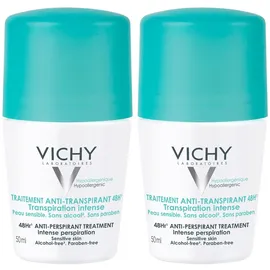 Vichy Deo Anti-Transpirant 48h Roll on 2 x 50 ml