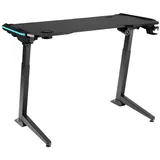 Tectake Hemingway höhenverstellbar 130x 67,2x 72-121cm Schwarz