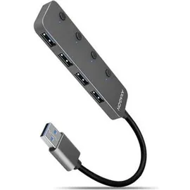 AXAGON HUE-MSA USB-A Switch Hub 4x USB 3.0 aktiv - 20cm schwarz USB