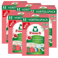 Frosch Bunt Waschpulver Granatapfel 3,43kg - Farbschonende Waschkraft (5er Pack)