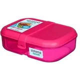 Sistema 6x Sistema Ribbon Lunch, Lunchbox, Blau, Pink