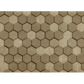 A.S. Création 3D-Tapete Wabenmuster 2 cm x 10 m 1 St Beige 34193