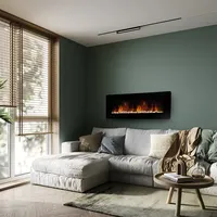 Divina Fire - Elektrischer Kamin Wandkamin Dallas L127 X T 11 X H50