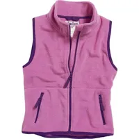 Playshoes Fleece-Weste farbig abgesetzt in pink, 74