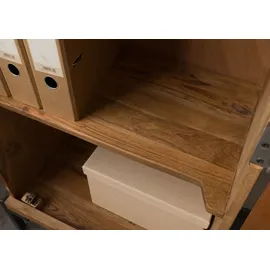 MASSIVMOEBEL24.DE Schrank Altholz 60x40x180 natur lackiert LYON 171