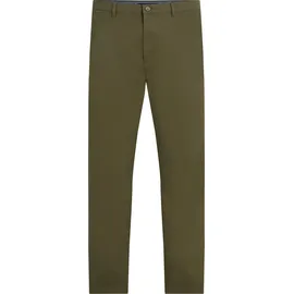 Tommy Hilfiger Denton Essential Chinohose Gerades Bein Dunkelgrün 33 34