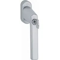 HOPPE Fenstergriff Hamburg 0700LS/U26 100NM Alu.F1 Alu.silberfarben 32-42mm abschl.