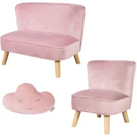 KINDERSOFA 3er-Set rosa / mauve