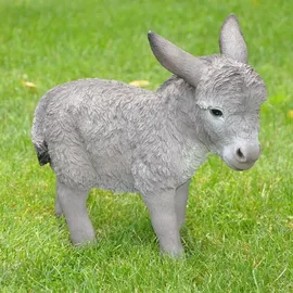 dazikemo Gartenfigur Esel Fohlen
