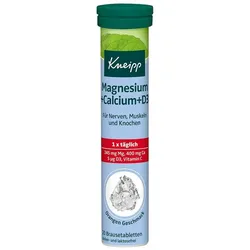 Kneipp Magnesium + Calcium + D3 Brausetabletten Vitamine 20 ct 