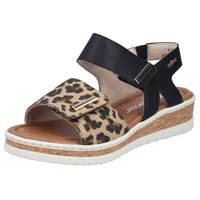 Rieker Keilsandalette Damen Schwarz 38