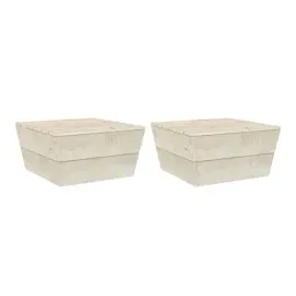 vidaXL Gartentische 2 Stk. 60x60x30 cm Imprägniertes Fichtenholz