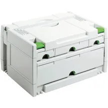 Festool Systainer SYS 3-SORT/4 mit 4 Schubladen grau 39,5x21x29,5 cm