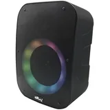 Lexibook iParty, Bluetooth -Lautsprecher, mit Mikrofon, wiederaufladbare Batterie, Schwarz, K8210