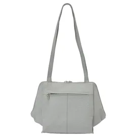 Voi Jeans Frederike Schultertasche Leder Grau/Silver