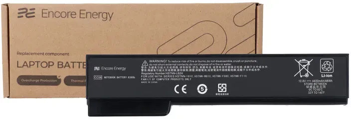 Neuer Encore Energy Akku für HP ProBook 6360b 6470b EliteBook 8460p 8560p 48Wh 10,8V 4400mAh CC06 6360B