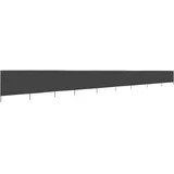 vidaXL 9-teiliges Windschutzgewebe 1200 x 160 cm Anthrazit