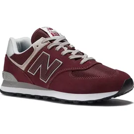 New Balance 574v3 Herren Burgundy / White 37,5