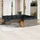 vidaXL Gartensofa-Set 12-tlg. grau Polyrattan