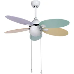 Deckenventilator mit Licht mehrfarbig WEBER