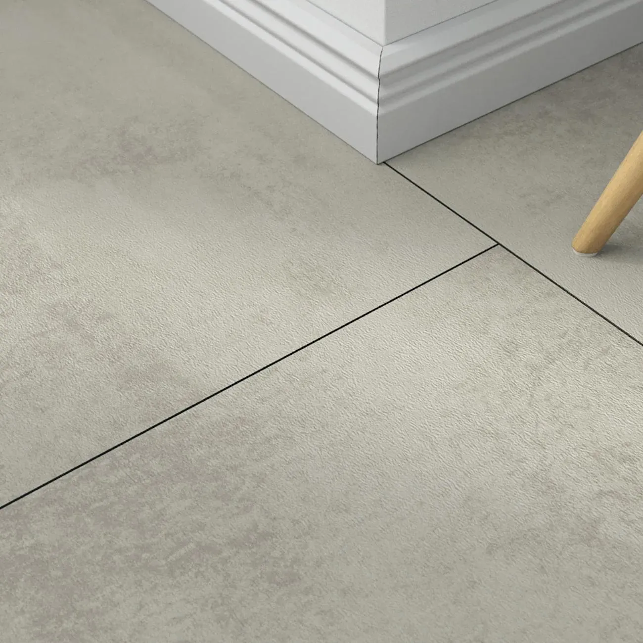Laminat Bali grey – inkl. Dämmung & Fußleisten