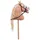 HKM Steckenpferd für Kinder, Hobby Horse mit Trense – hellbraun,