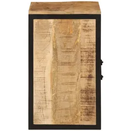 vidaXL Badschrank 40x30x50 cm Massivholz Mango und Eisen