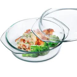 Schüssel mit Deckel SIMAX - transparent