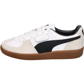 Puma Palermo Lth Jr Damen Weite M Weiß/Vapor Gray/Gum 37