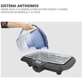 TM Electron Tragbarer Elektrogrill Tmpgr010 - Black - One Size