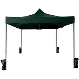 Mobili Rebecca Rebecca Faltpavillon, Grün, Metall, Polyester 3x3