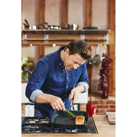 Tefal Jamie Oliver Premium Aluguss Grillpfanne 23 x 27 cm