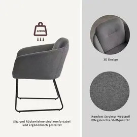 INOSIGN Esszimmerstuhl Sphere Polyester anthrazit